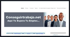 Desktop Screenshot of conseguirtrabajo.net