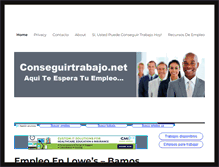 Tablet Screenshot of conseguirtrabajo.net